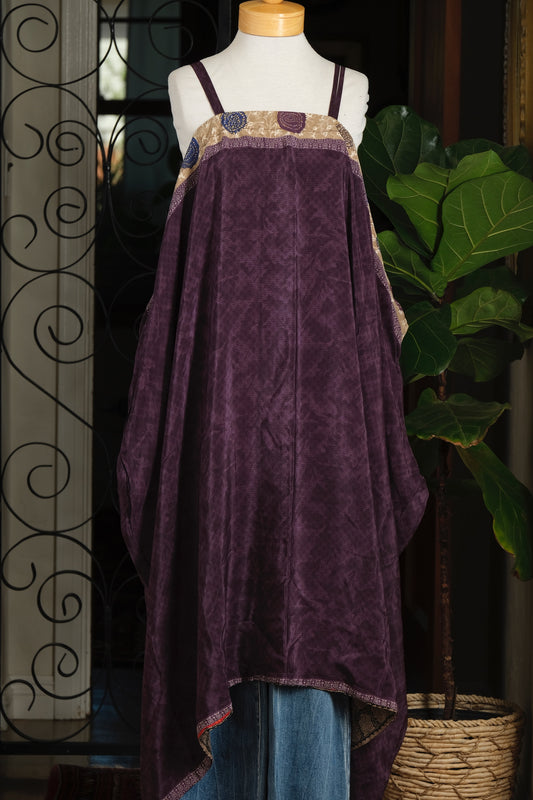 Shine Maxi Dress in Plum Magic