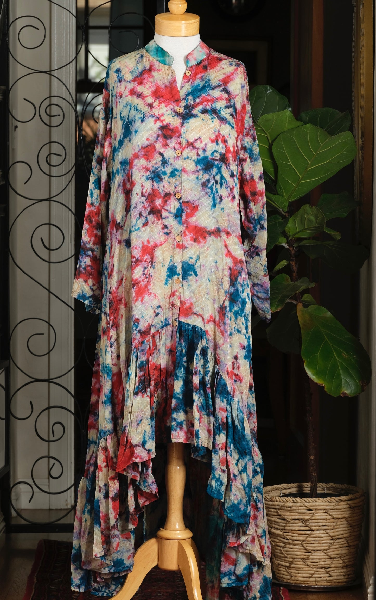 Lotus Duster Dress in Sugar Magnolia