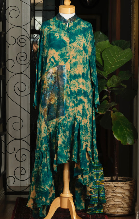 Lotus Duster Dress in Summer Melon – Chateau Bel Age Boutique