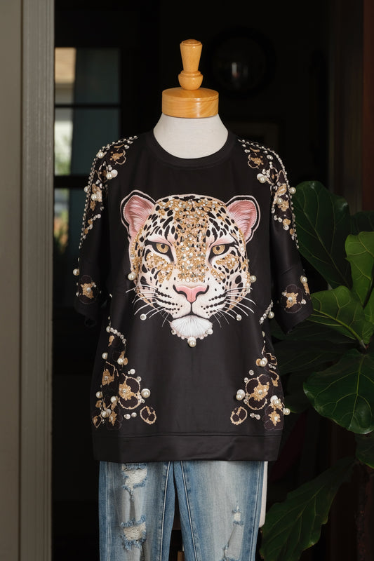 Bijoux Leopard Top