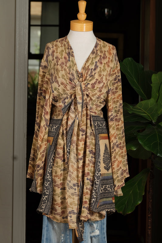 Tie Duster in Cargo Flower