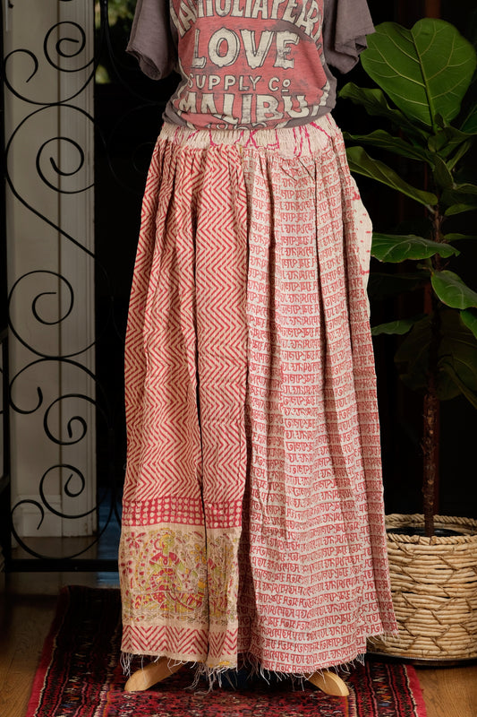 Maxi Skirt in Candy Stripe
