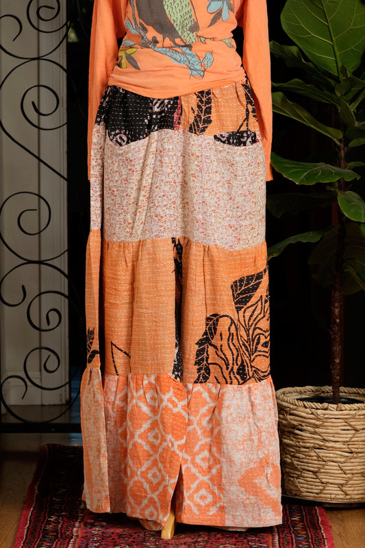 Pocket Pant in Peach Tabby