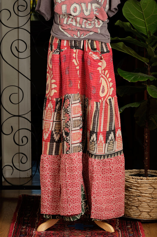 Pocket Pant in Red Ivory