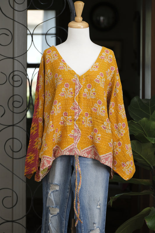 Butterfly Top in Pink Boba