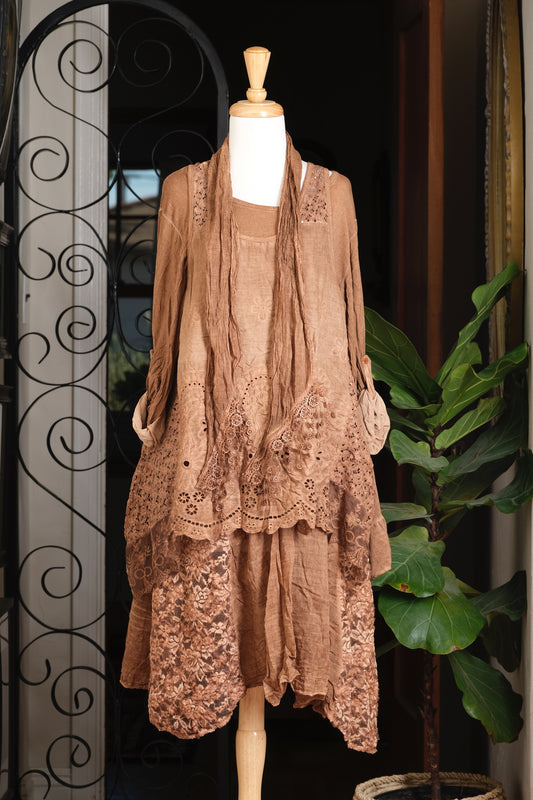 Stargazer Tunic in Rust