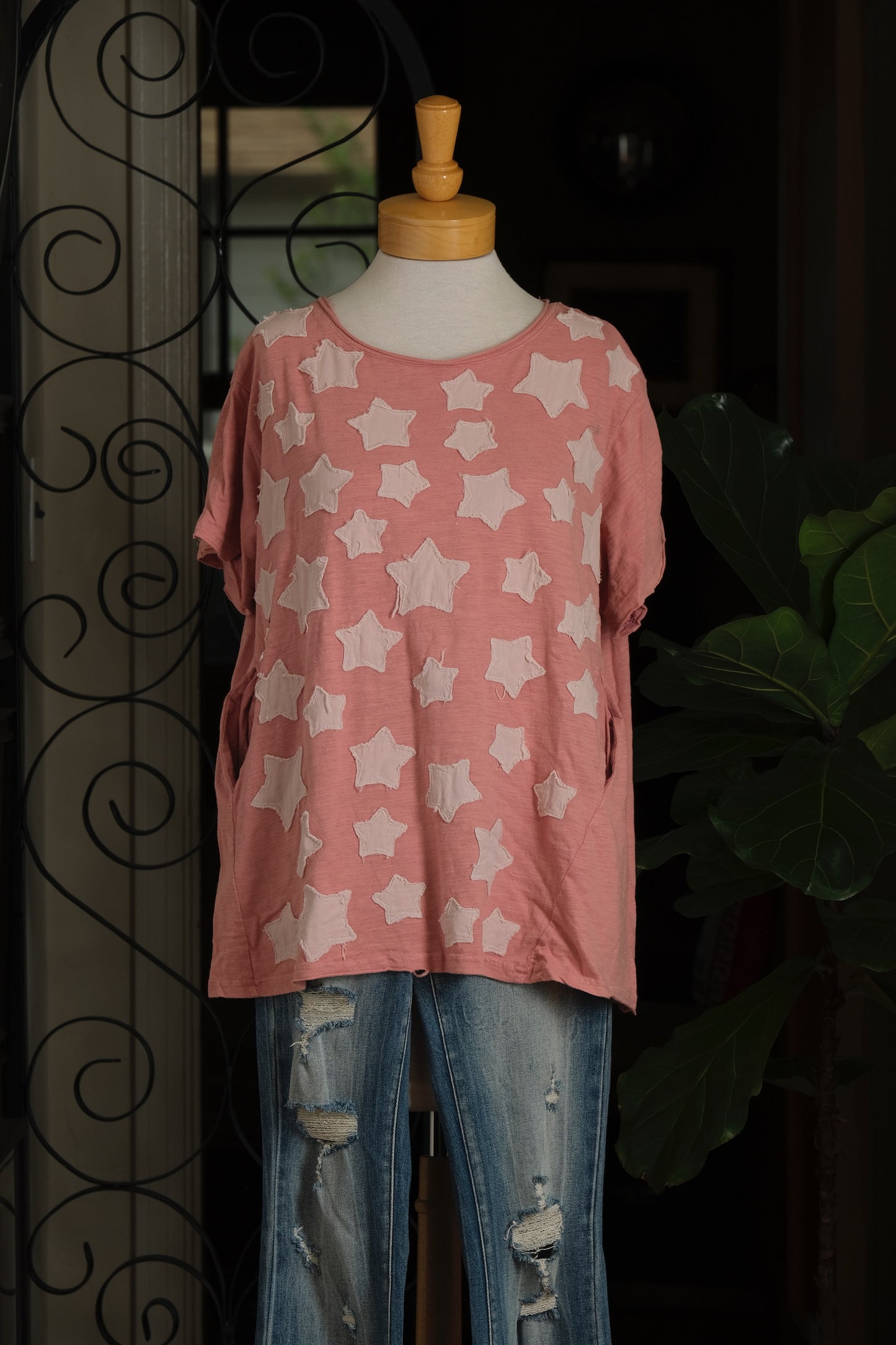 Star Shirt in Pink