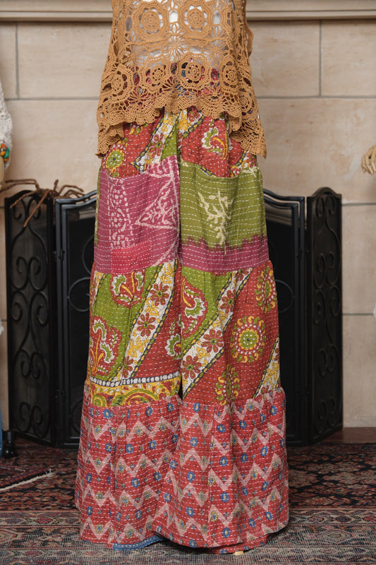 Pocket Pant in Terracotta Garden