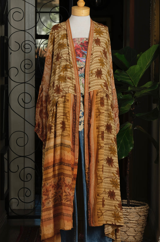 Evermore Duster in Gold Flower