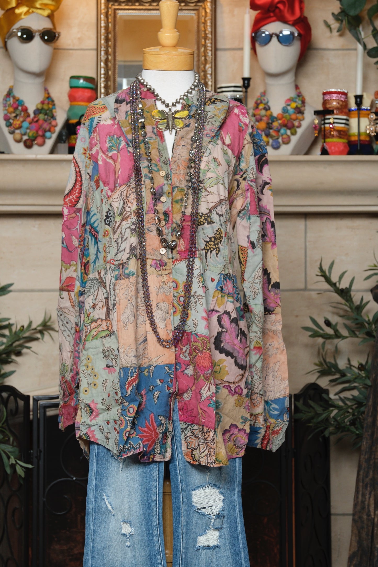 Faded Glory Patchwork Jacket