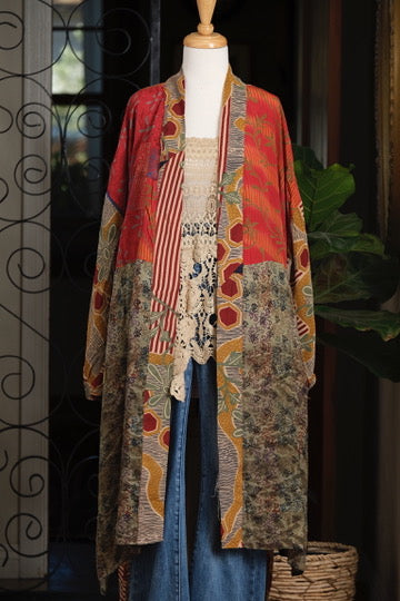 Silky Duster in Pirate Stripe