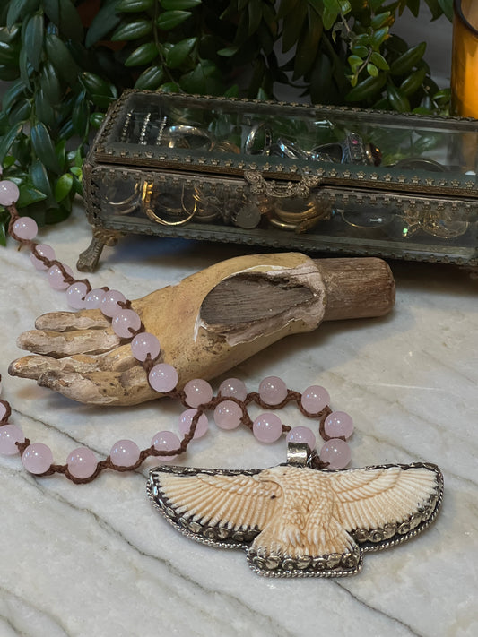 Fly Like An Eagle Pink Quartz 1543
