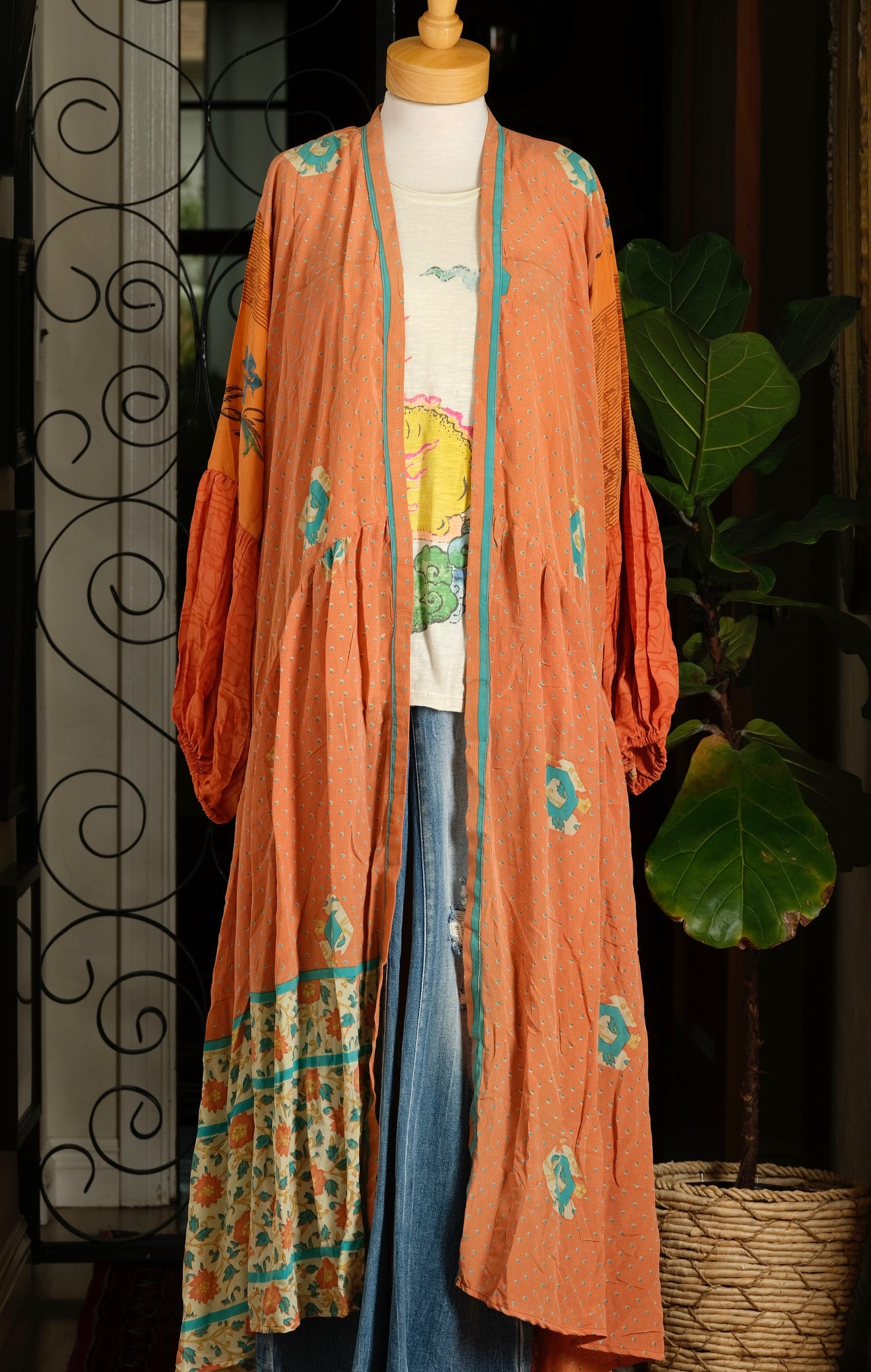 Evermore Duster in Deco Tangerine