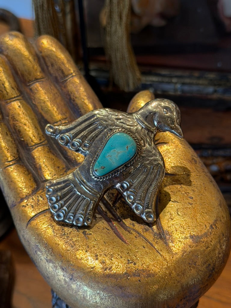 Bird Turquoise Ring 1726