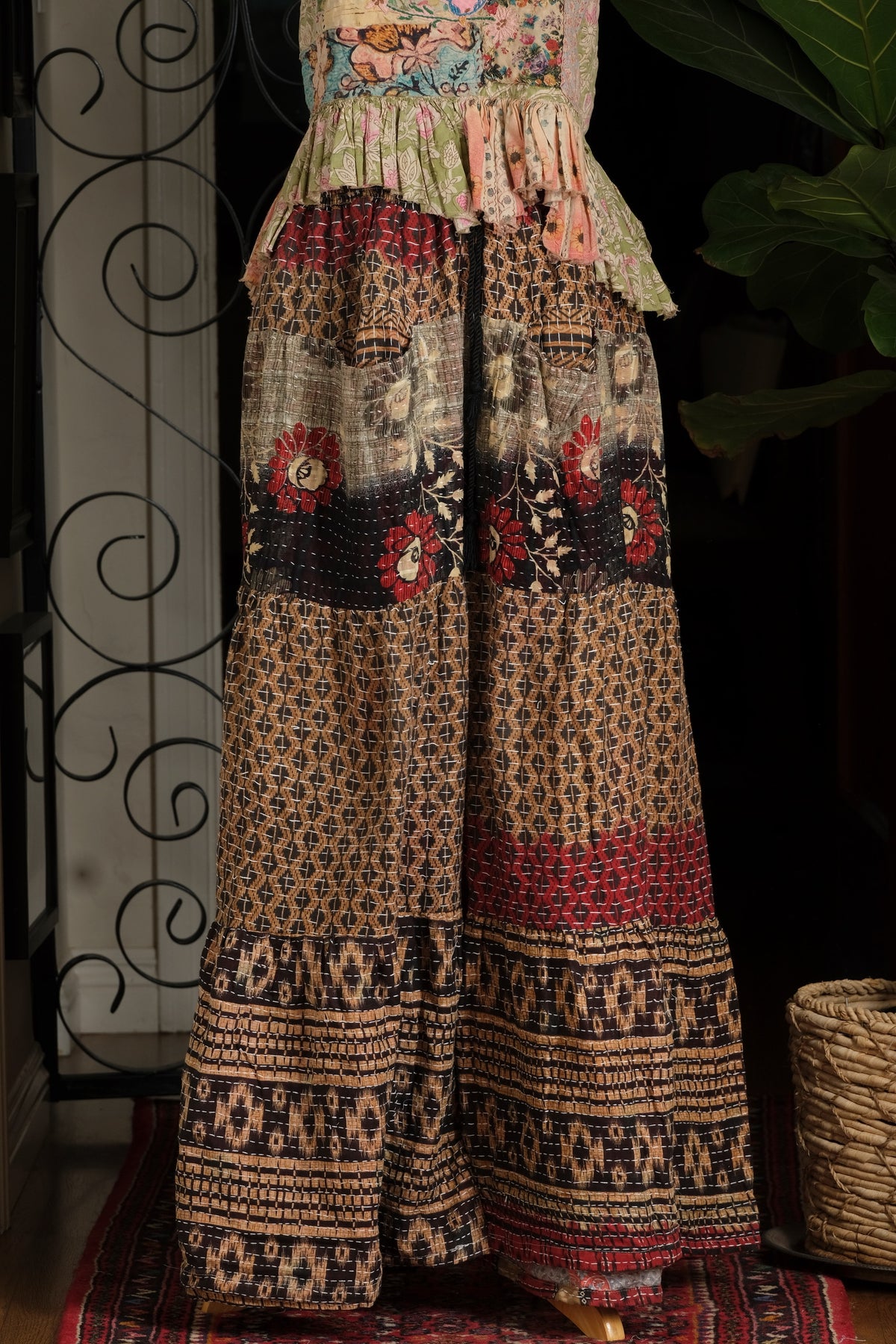 Pocket Pant in Pirate Flower