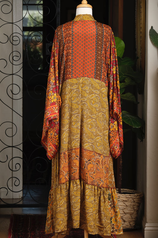 Belle Ruffle Duster in Give Thanks