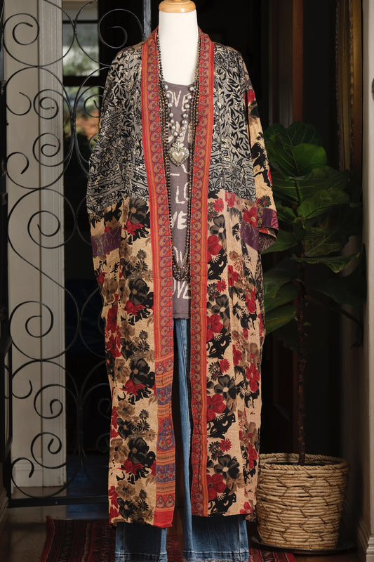 Silky Duster in Fall Flowers