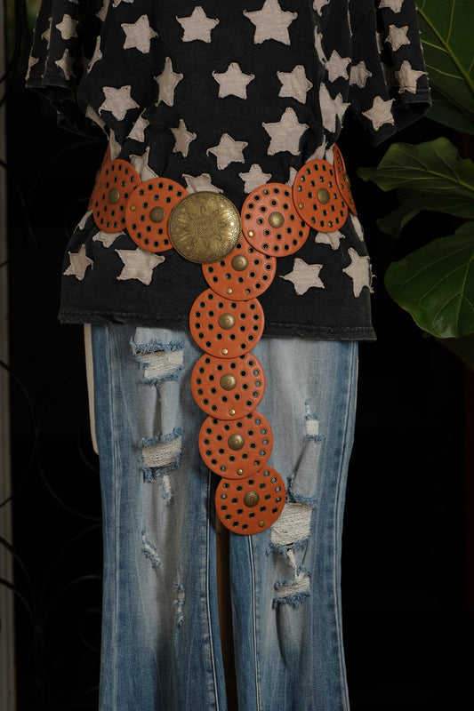 Coronado Belt in Rusted