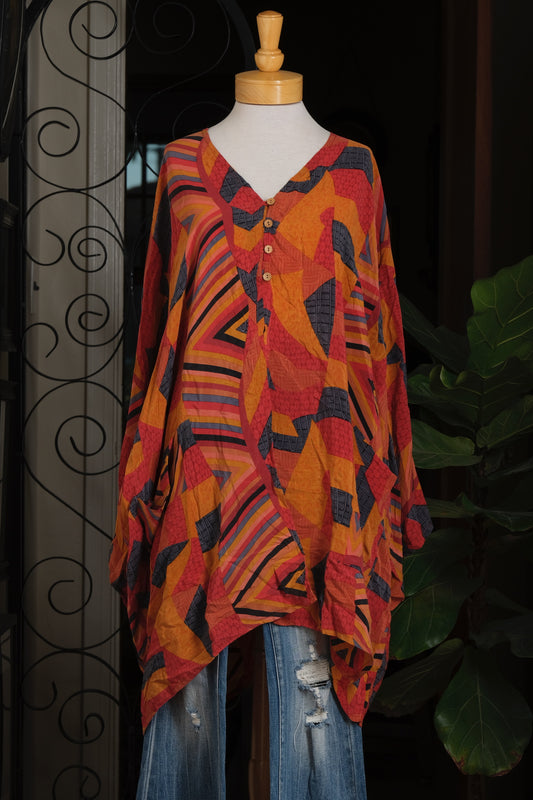 Split Tunic in Wild Thing