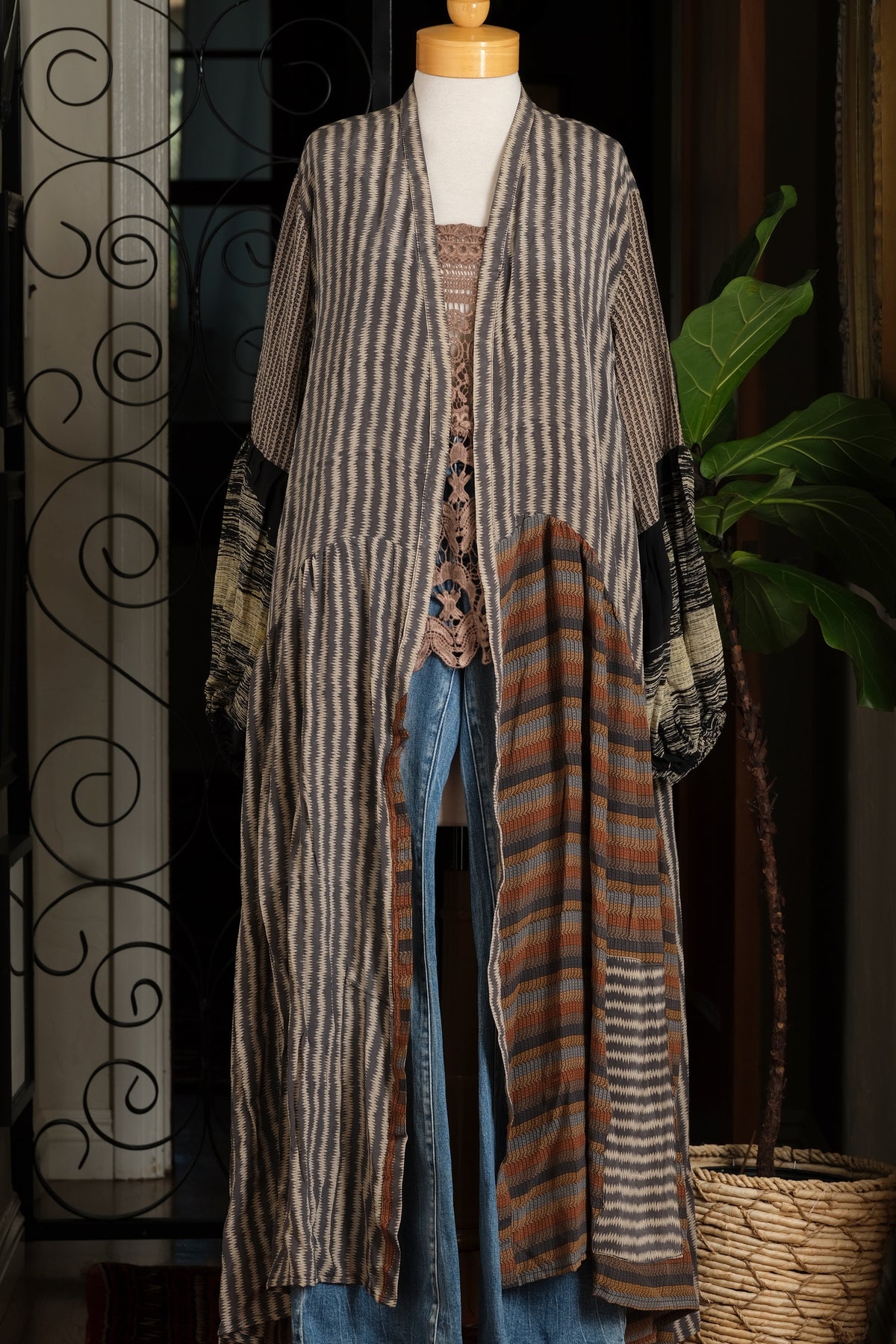 Evermore Duster in Static Grey
