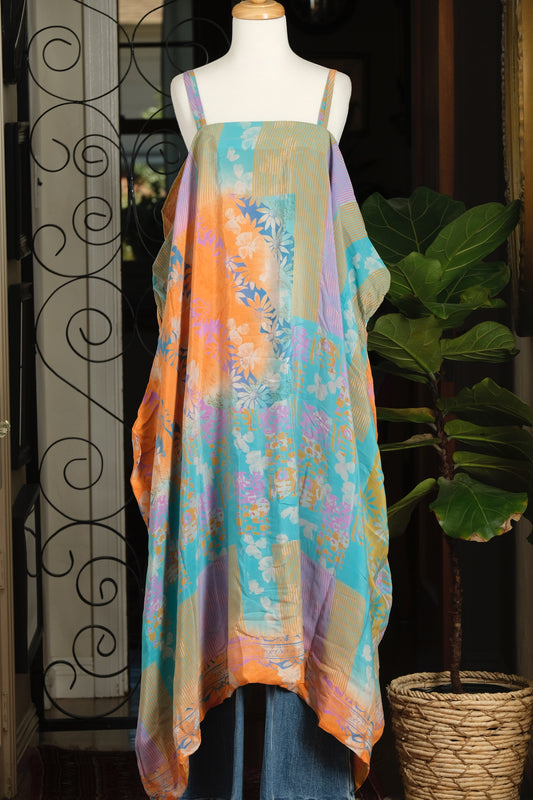Shine Maxi in Peach Daisy