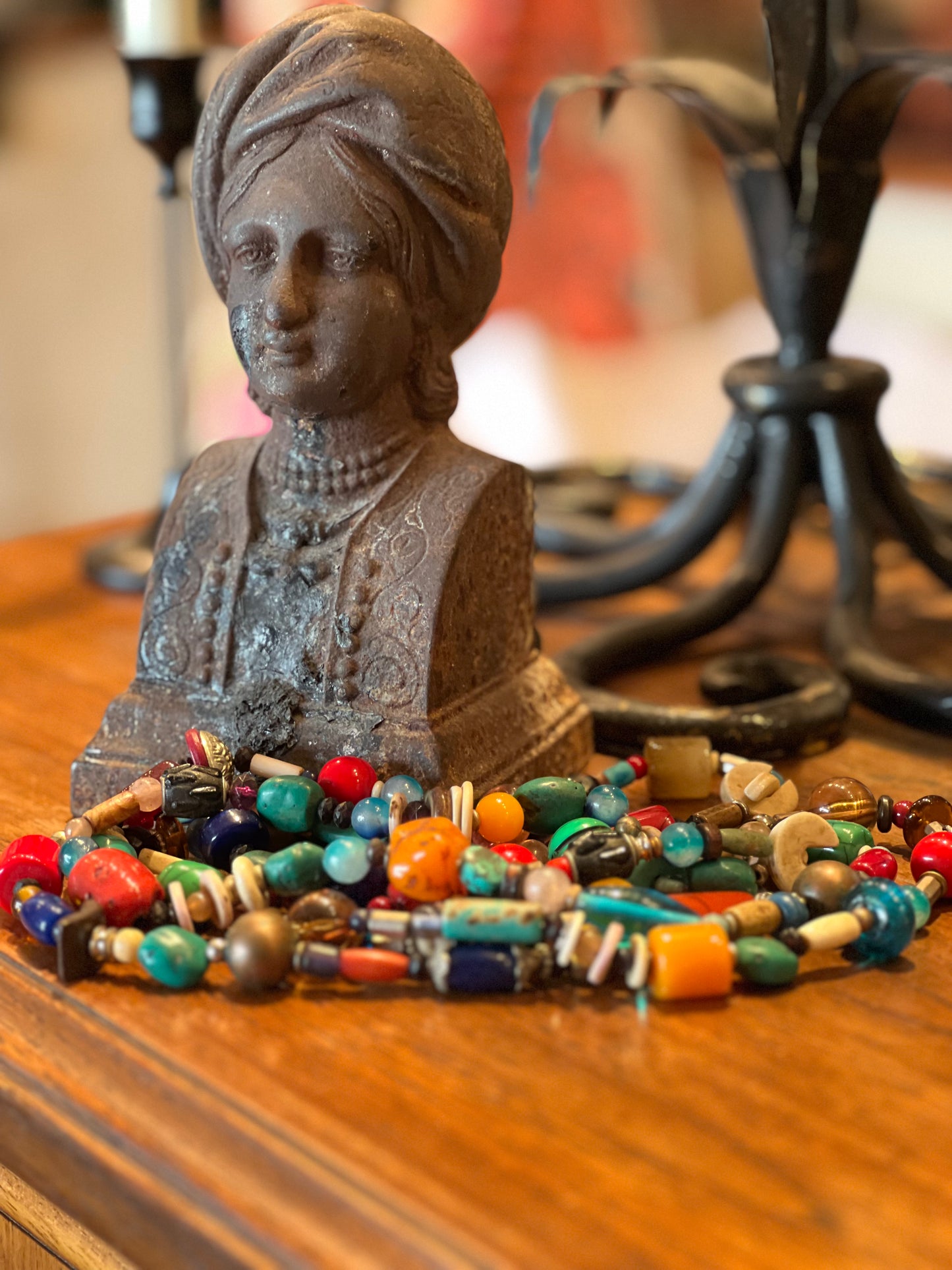 Semi Precious Rope Necklace
