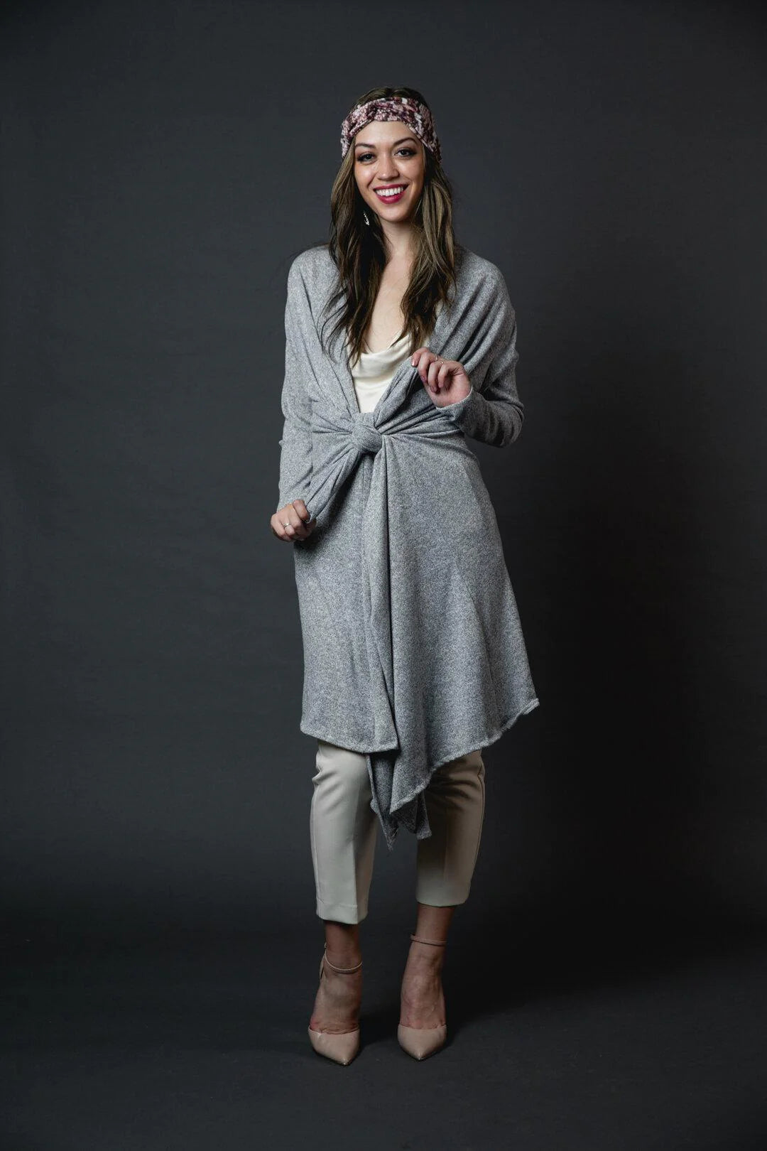 Heather Yoga Duster by Jennafer Grace Collection