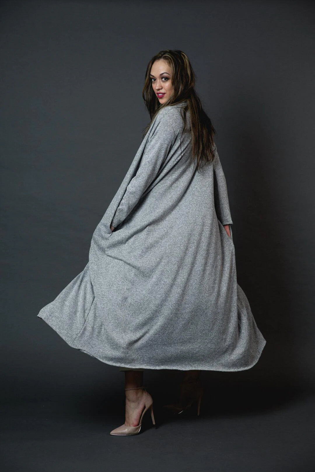 Heather Yoga Duster by Jennafer Grace Collection
