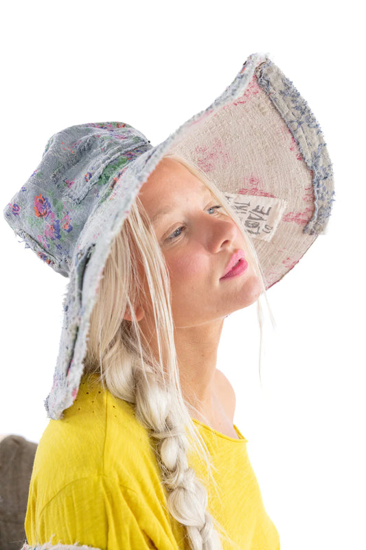 Floral and Jacquard Neema Hat by Magnolia Pearl