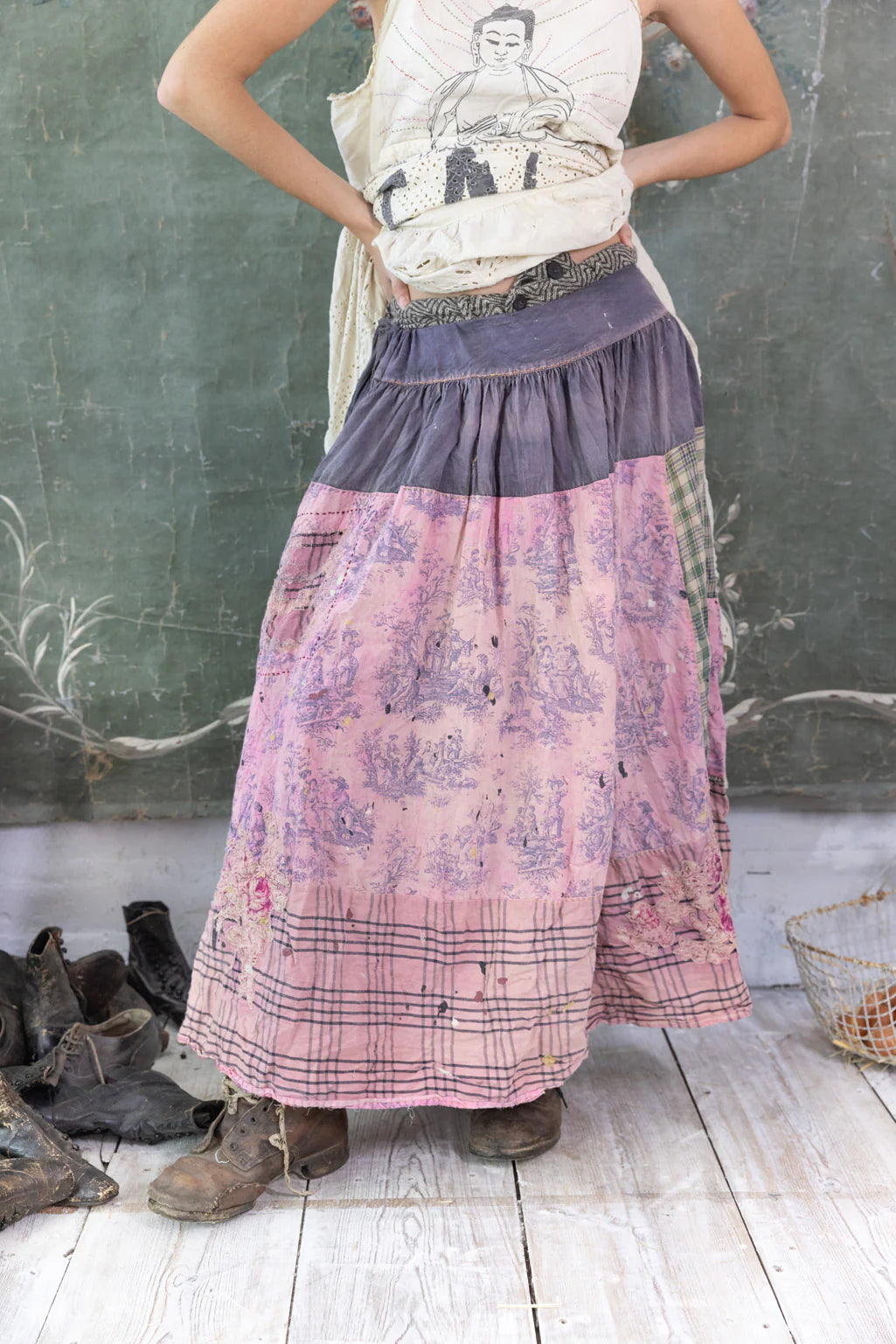 Patchwork Friendship Skirt by Magnolia Pearl