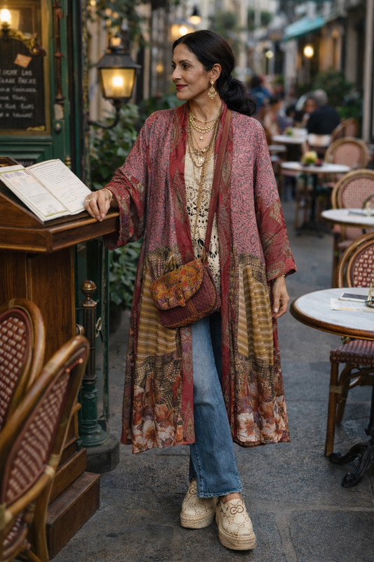 Silky Duster in India Rose