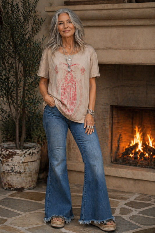 Guadalupe T Shirt in Blush