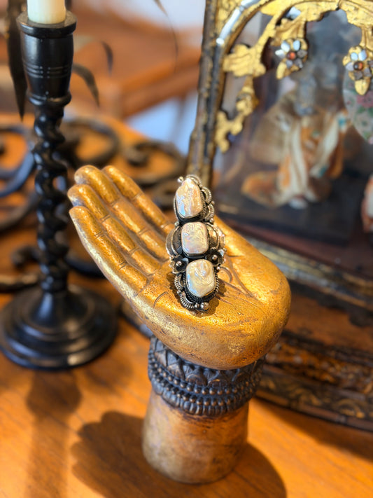Sacred Pearl Ring A100 – Chateau Bel Age Boutique