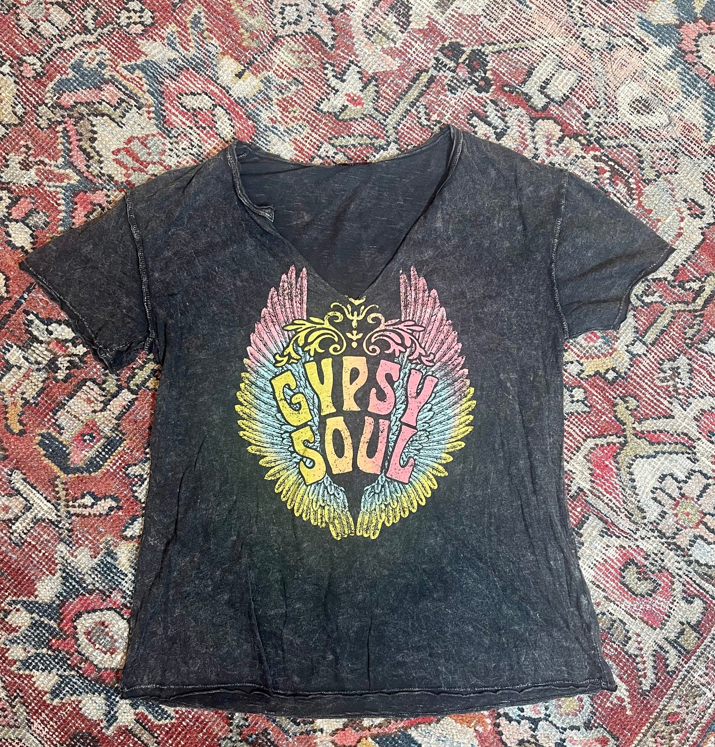 Gypsy Soul T-Shirt Vintage Black