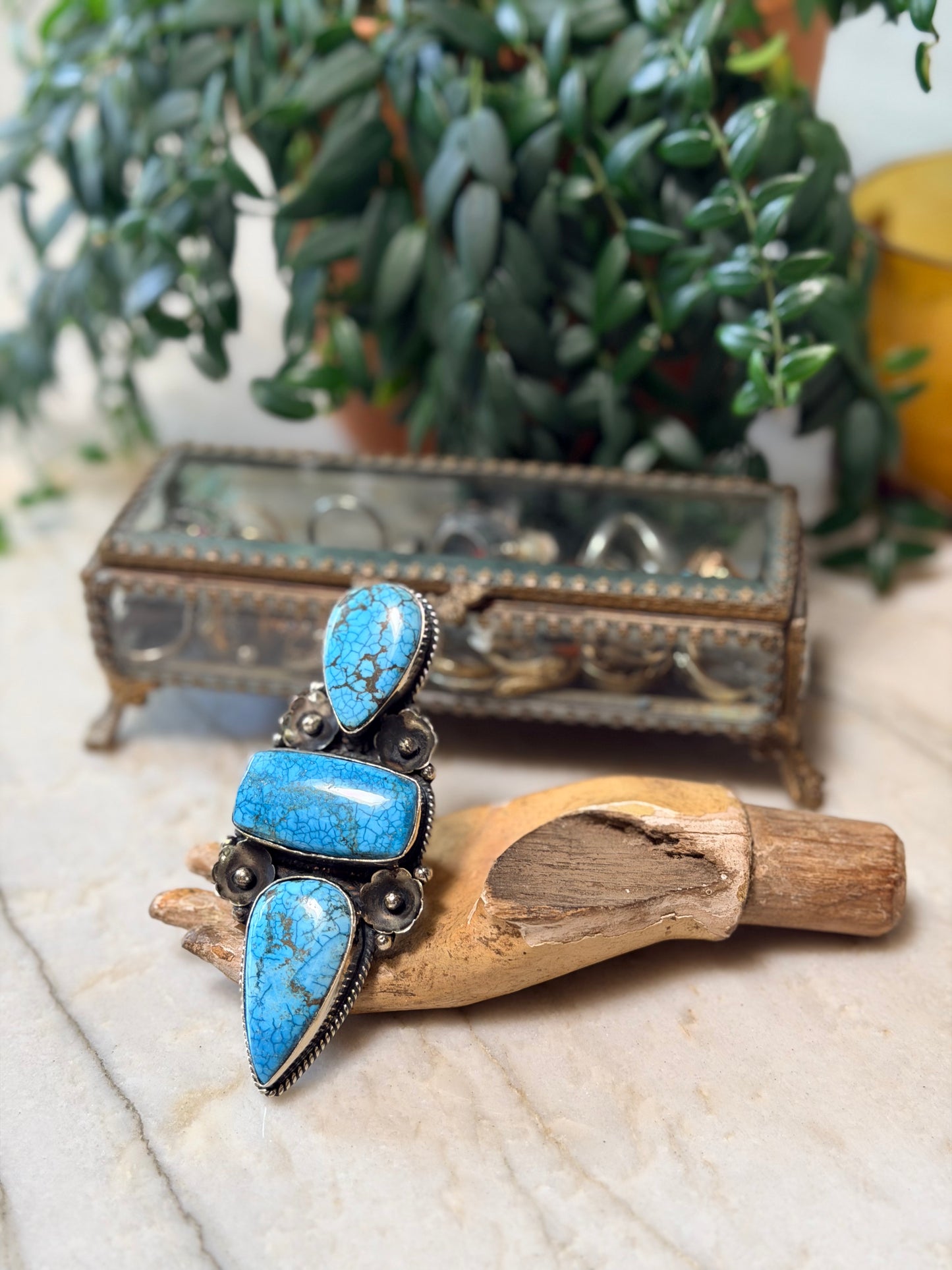 ring

oversized ring

jewelry

dyed howlite

chateau bel age

adjustable ring