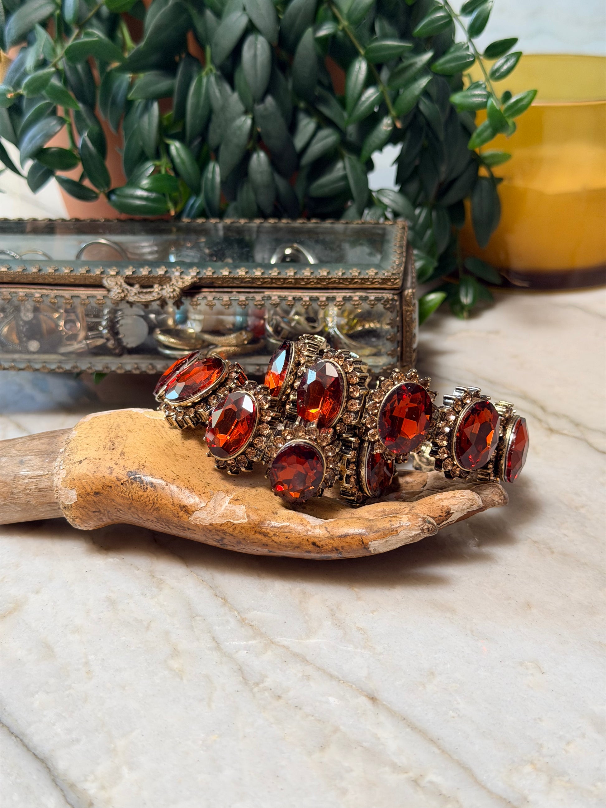 Crystal Bracelet in Cognac – Chateau Bel Age Boutique