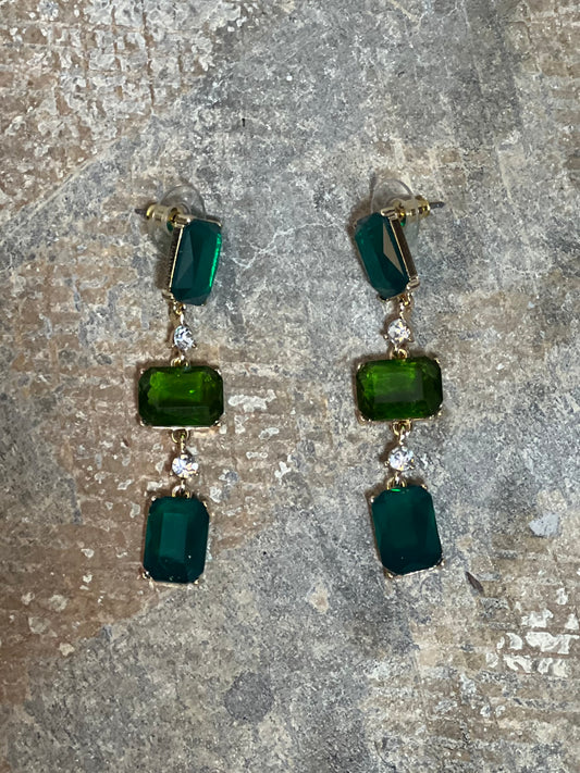 Lucky Green Earrings