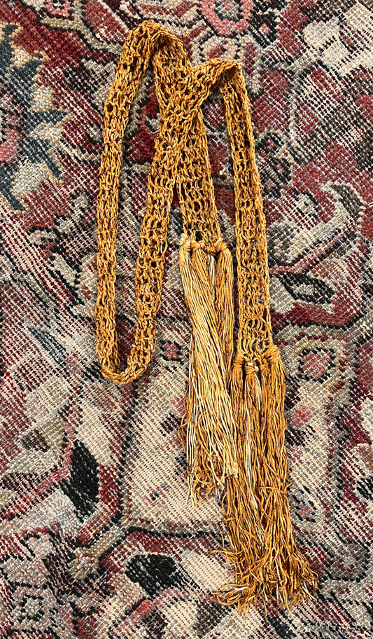 tassel scarf

st jazmin handmades

st jazmin

skinny scarf

scarf

golden scarf