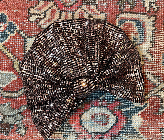 Copper Sequin JG Turban