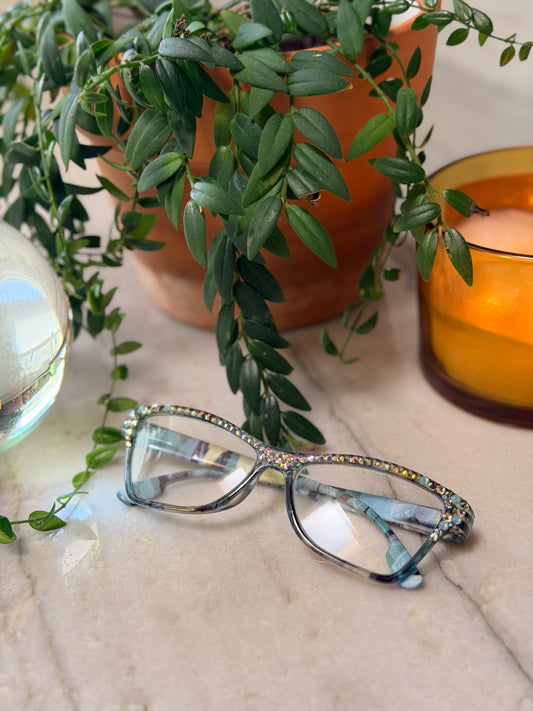 reading glasses

readers

mermaid colors

crystals

chateau bel age

blue green

aurora borealis crystals