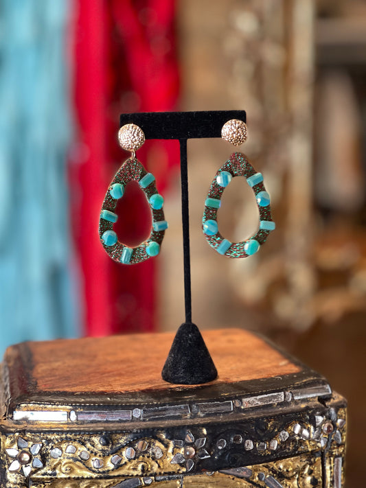 Emerald City Teardrop Earrings