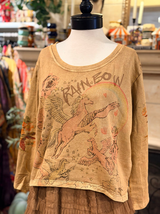 Rainbow Pegasus French Terry Sweatshirt