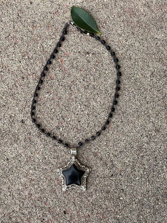 Petite Black Onyx Star 1095