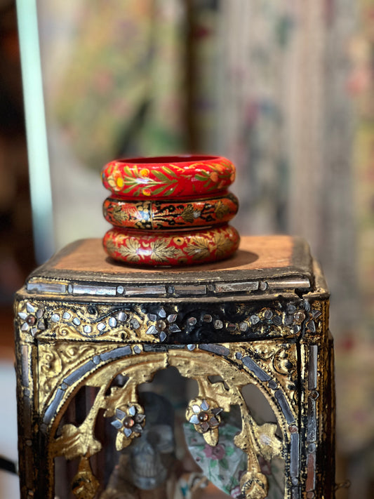 Red Mix Bangle Set
