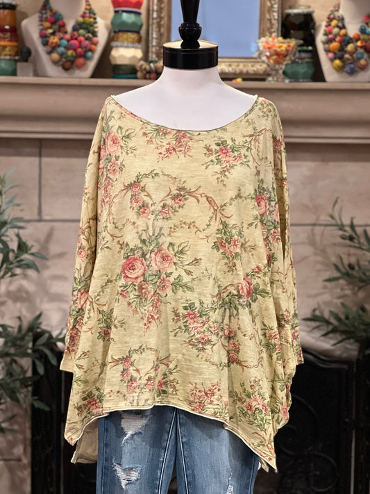 Golden Garden Oversized T shirt
