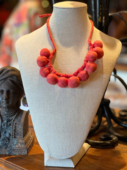 Celestial Necklace in Poppy
