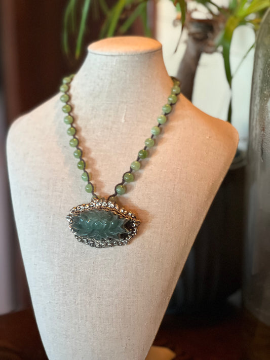 Jade Lotus 1288 Necklace