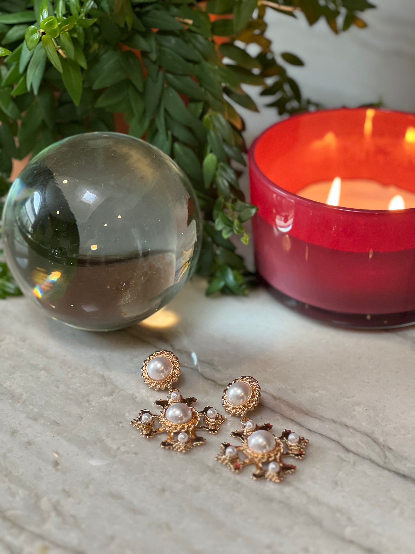 Baroque Pearl Earring