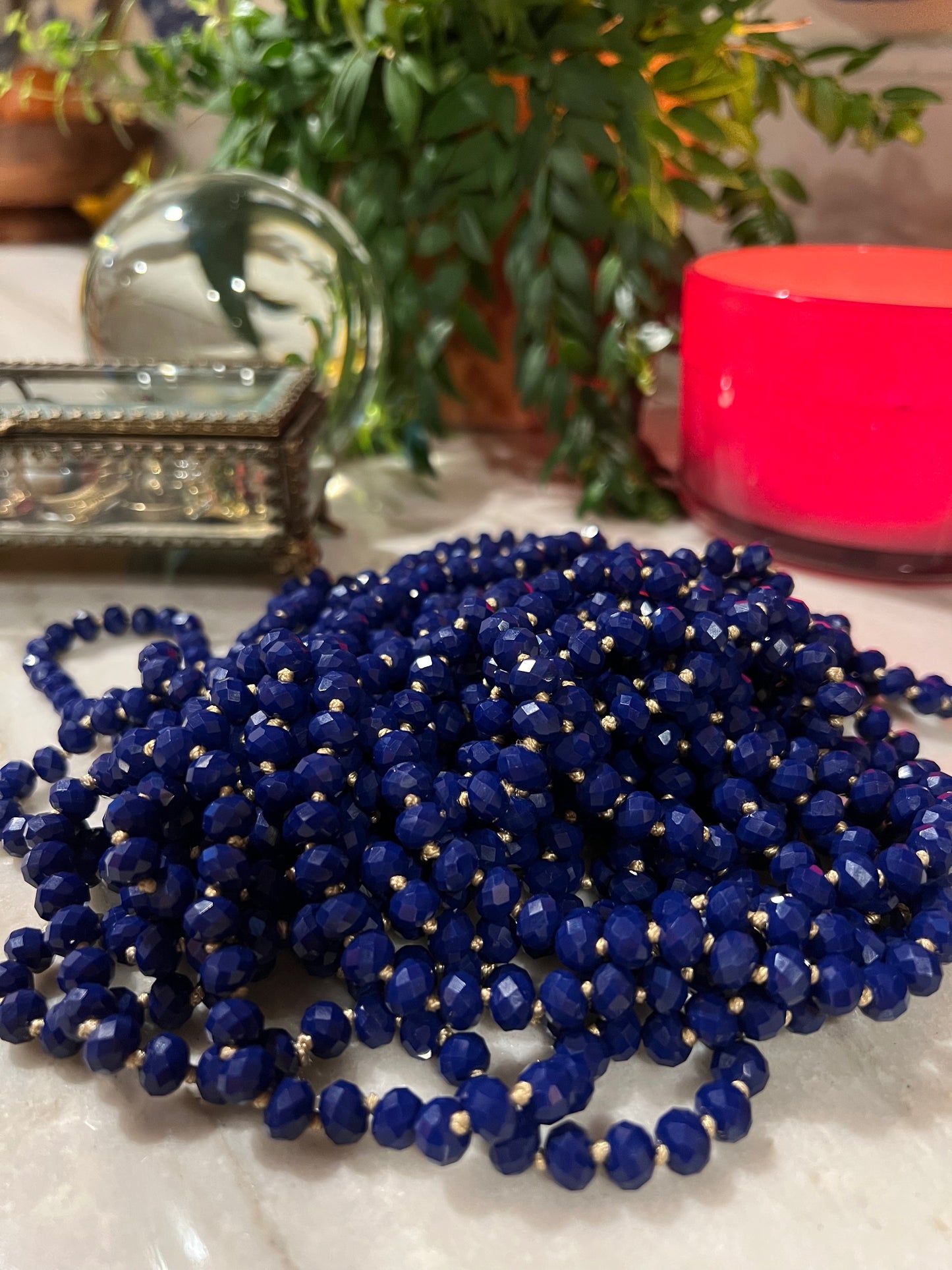 Crystal Strand in Cobalt