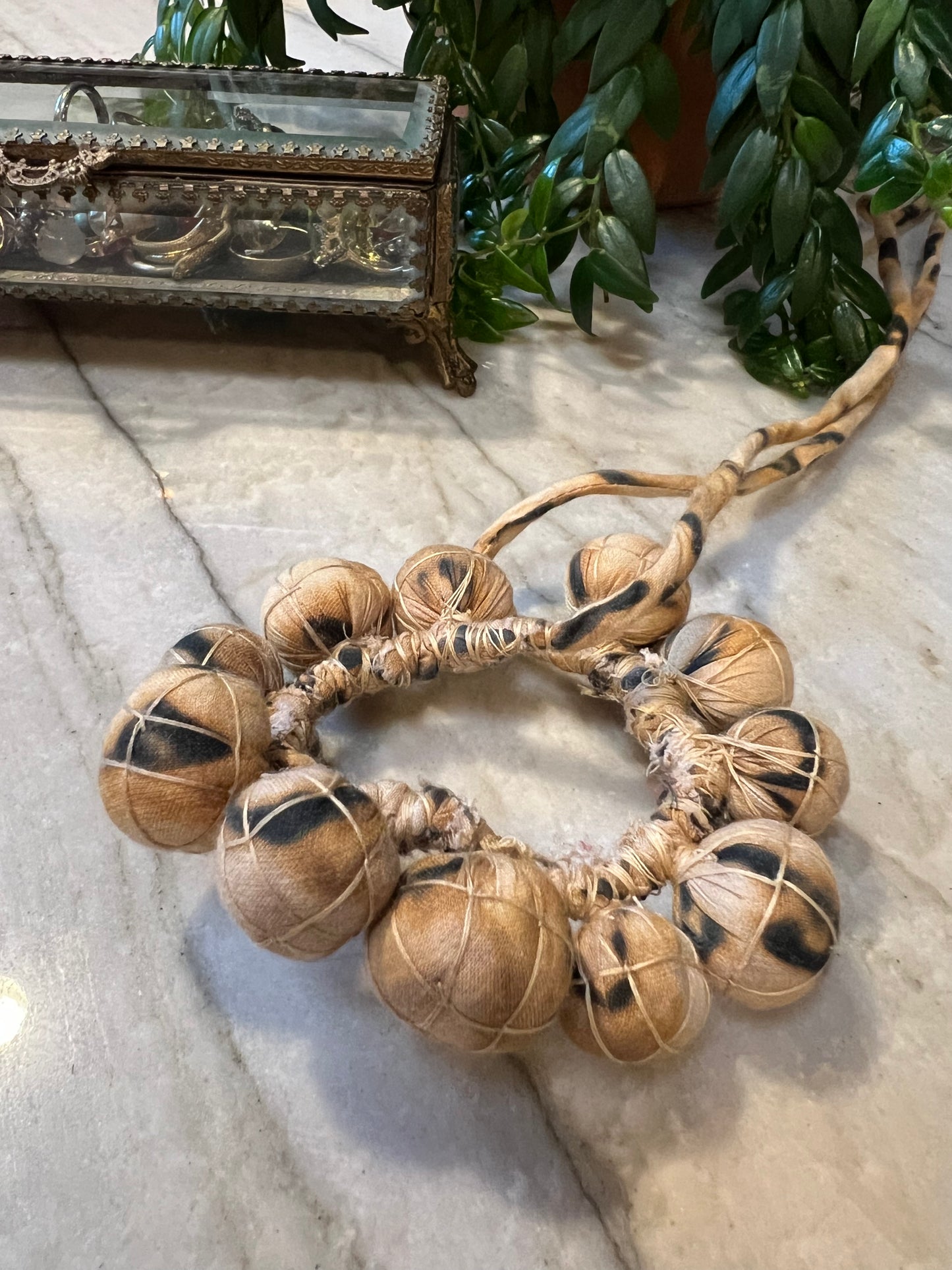 Celestial Necklace in Diamond Stripe